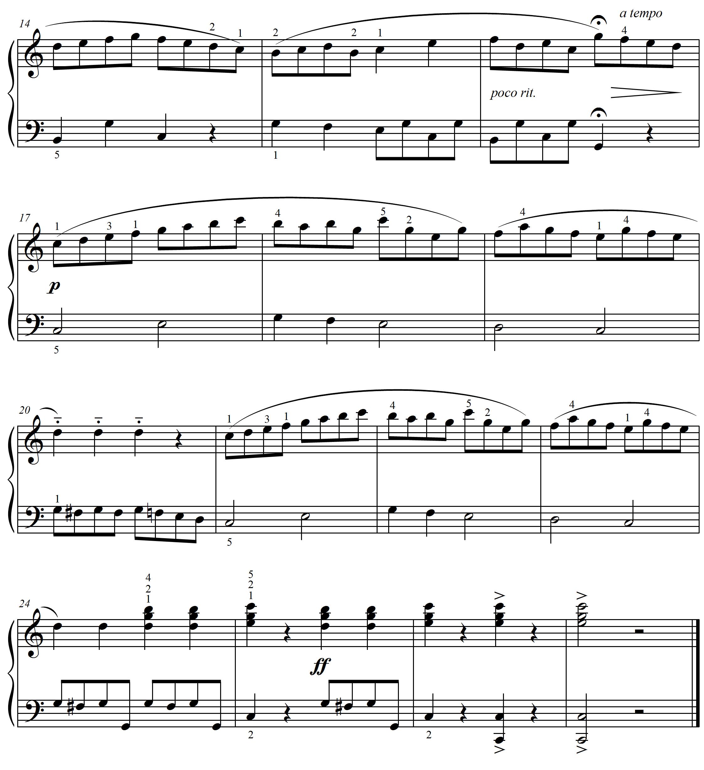sonatina score page 2